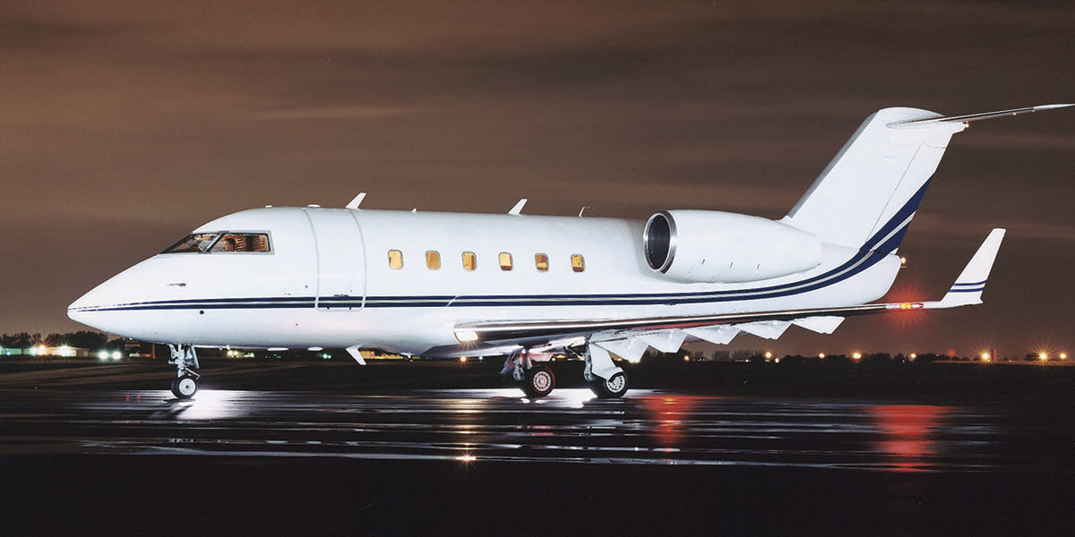 volo privato sul Bombardier Challenger 600